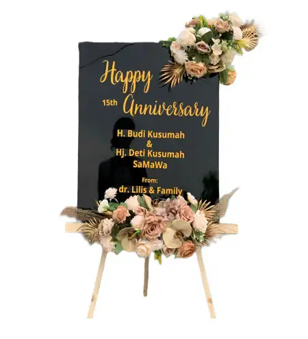 Papan Bunga Akrilik Okbape