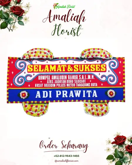 Papan Bunga Ucapan Selamat Okbape